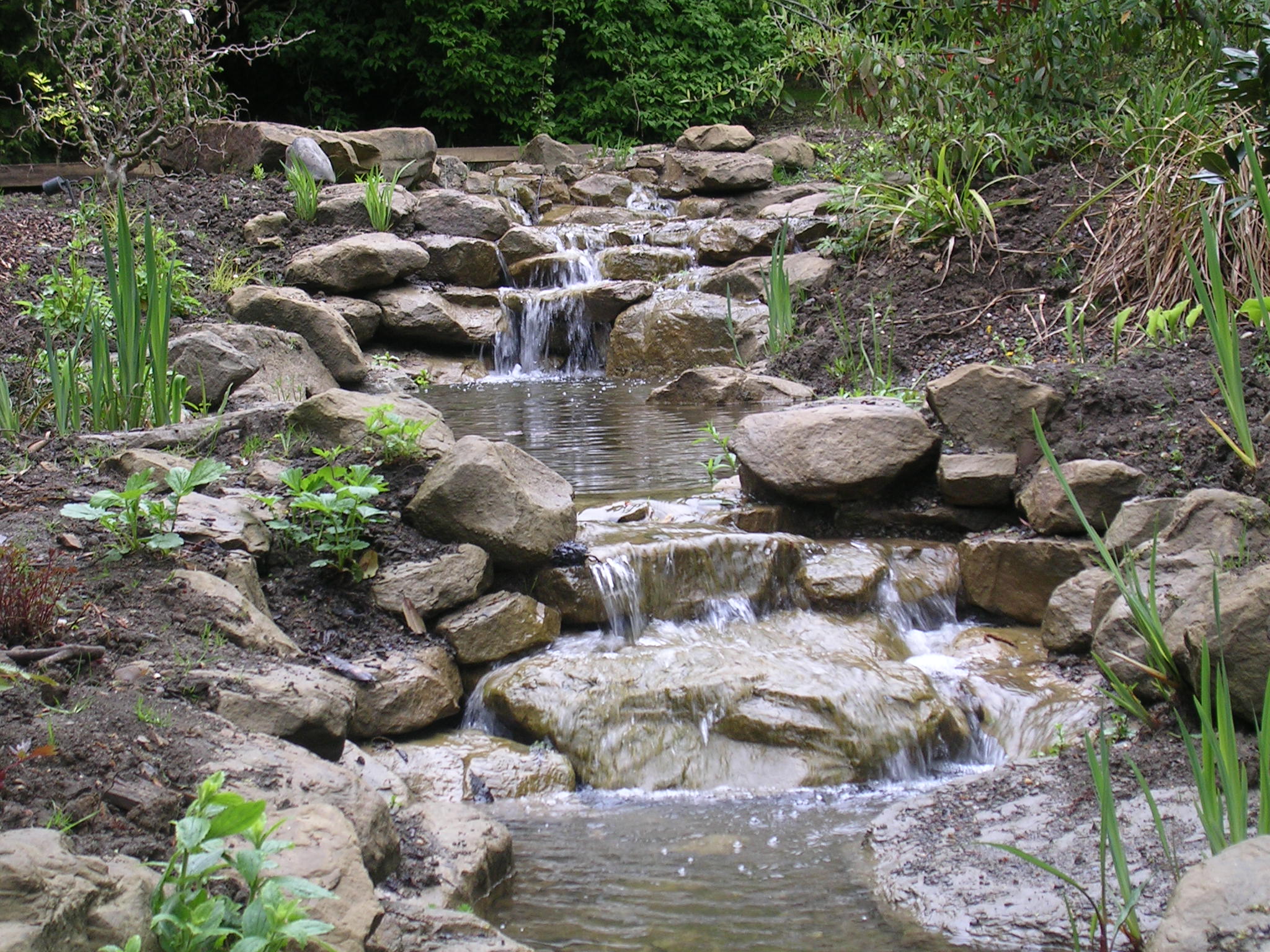 Large sandstone stream